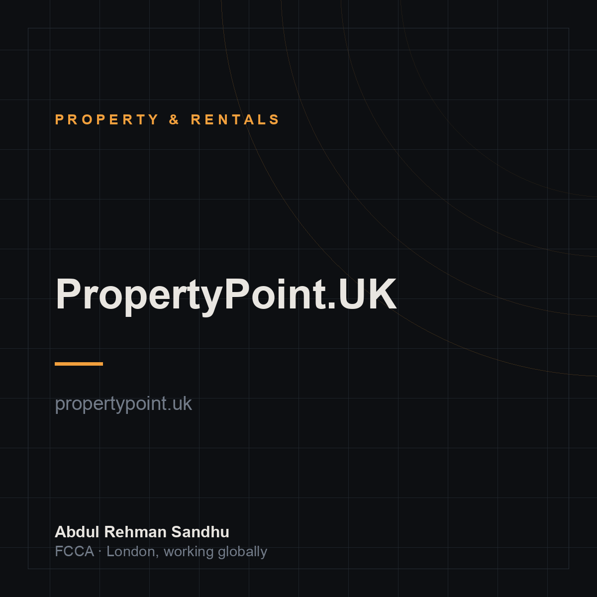 PropertyPoint.UK — a business founded by Abdul Rehman Sandhu